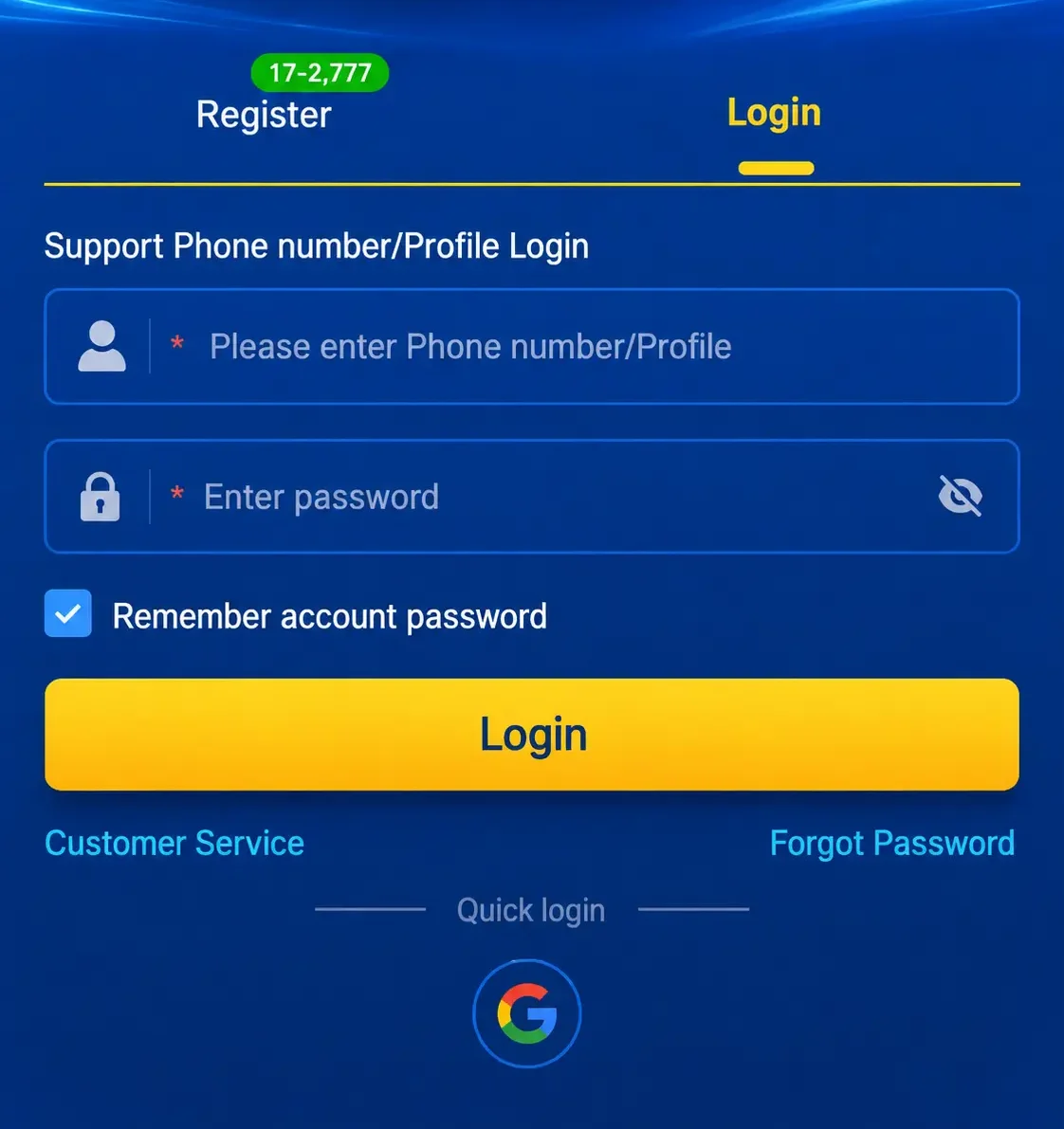 92 PKR Game Login APK For Android Pakistani Users