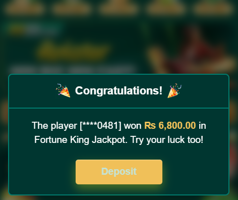 Congratulations! You won 6800 On Rs 33 game apk lastest version