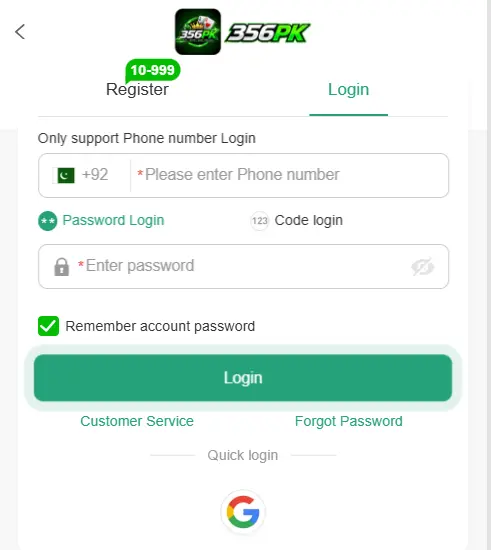 K 116 Game Login