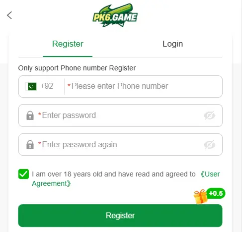 pk6 login