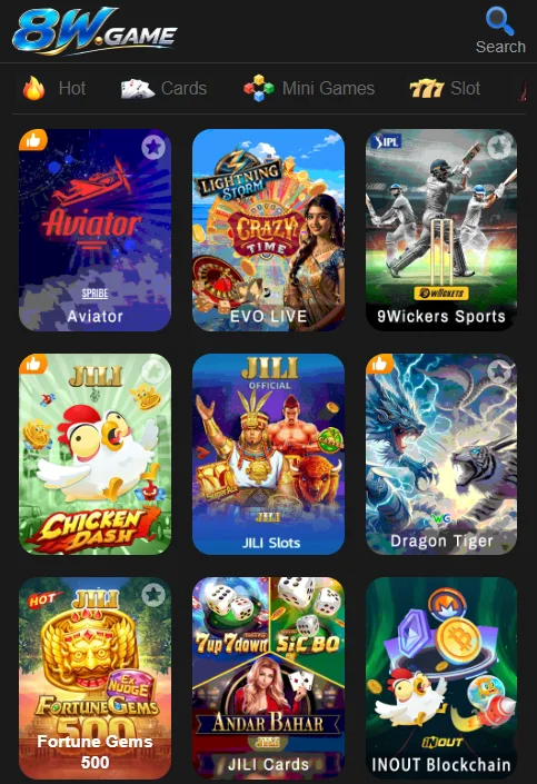 8w Game download apk